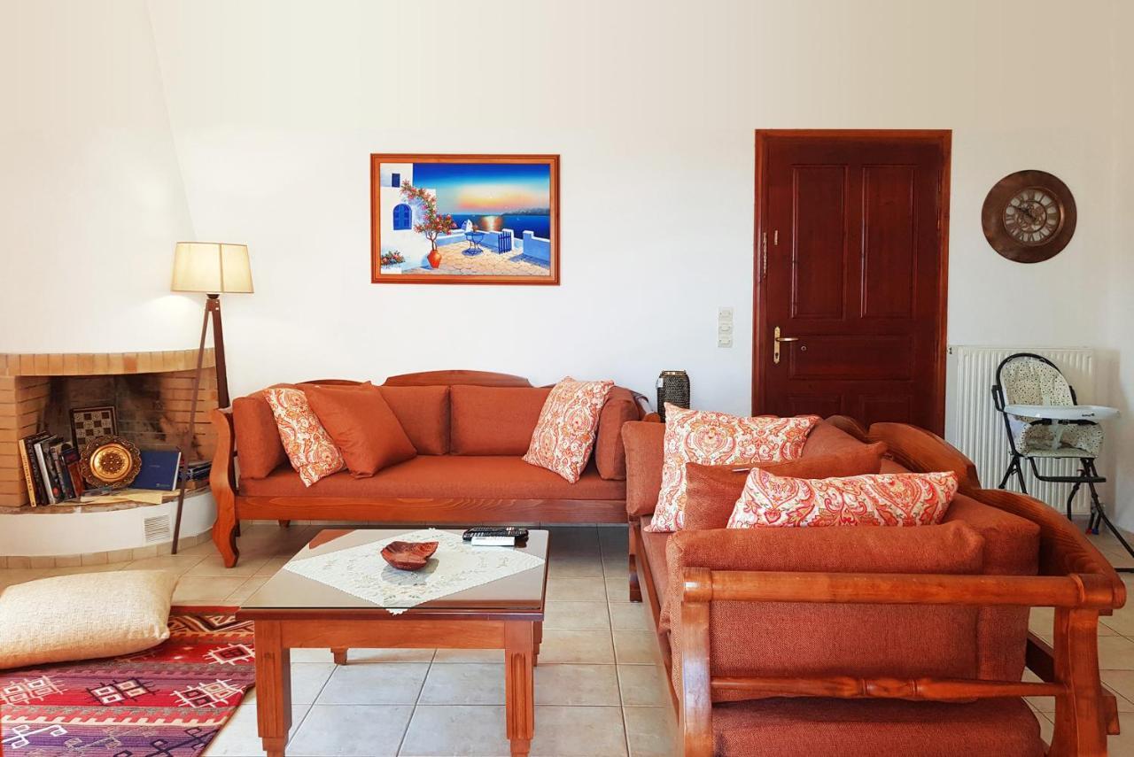 איה טריאס Villa Sunset With Stunning Sea View, Kids Area And Hammocks On Roof Terrace מראה חיצוני תמונה