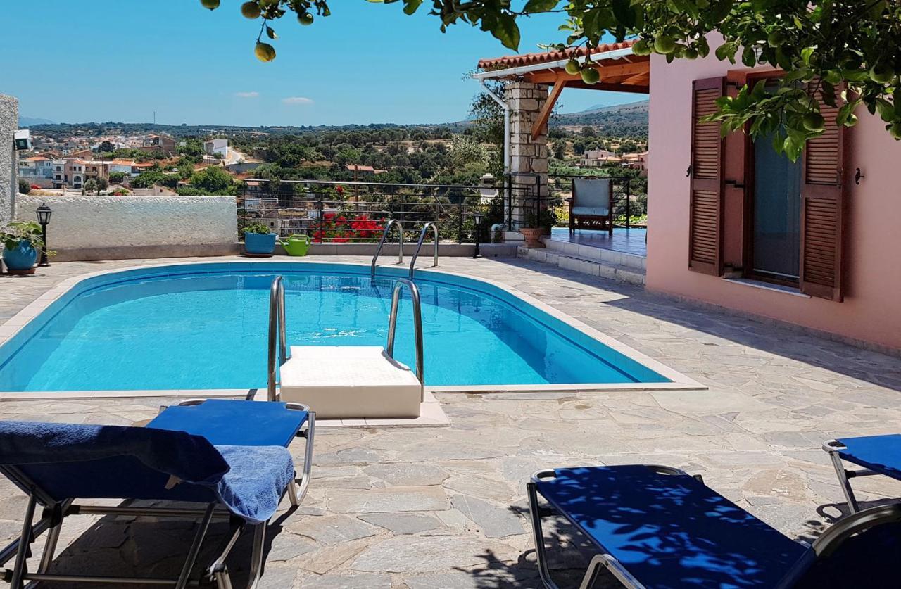 איה טריאס Villa Sunset With Stunning Sea View, Kids Area And Hammocks On Roof Terrace מראה חיצוני תמונה
