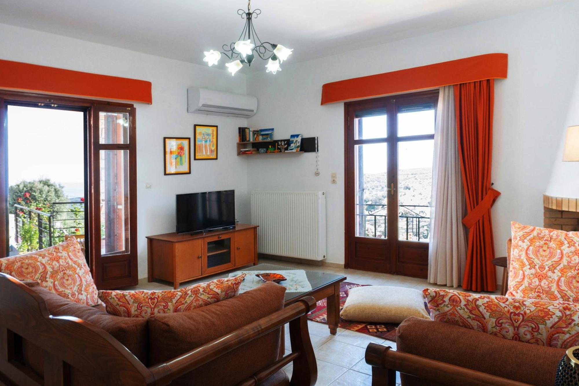 איה טריאס Villa Sunset With Stunning Sea View, Kids Area And Hammocks On Roof Terrace מראה חיצוני תמונה
